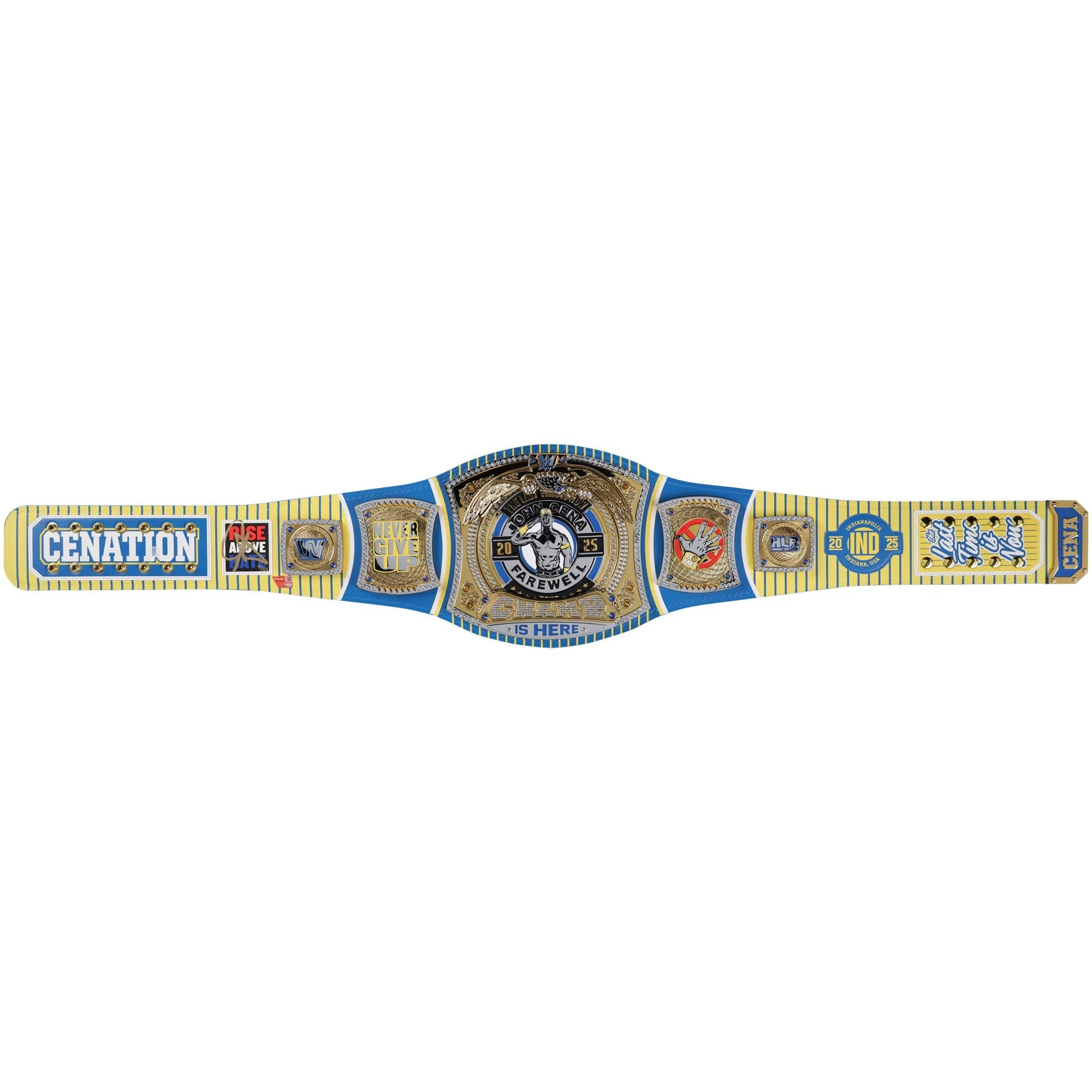 John Cena Autographed Farewell Tour 2025 WrestlePalooza Indianapolis Spinner Championship Replica Belt – Limited Edition of 25