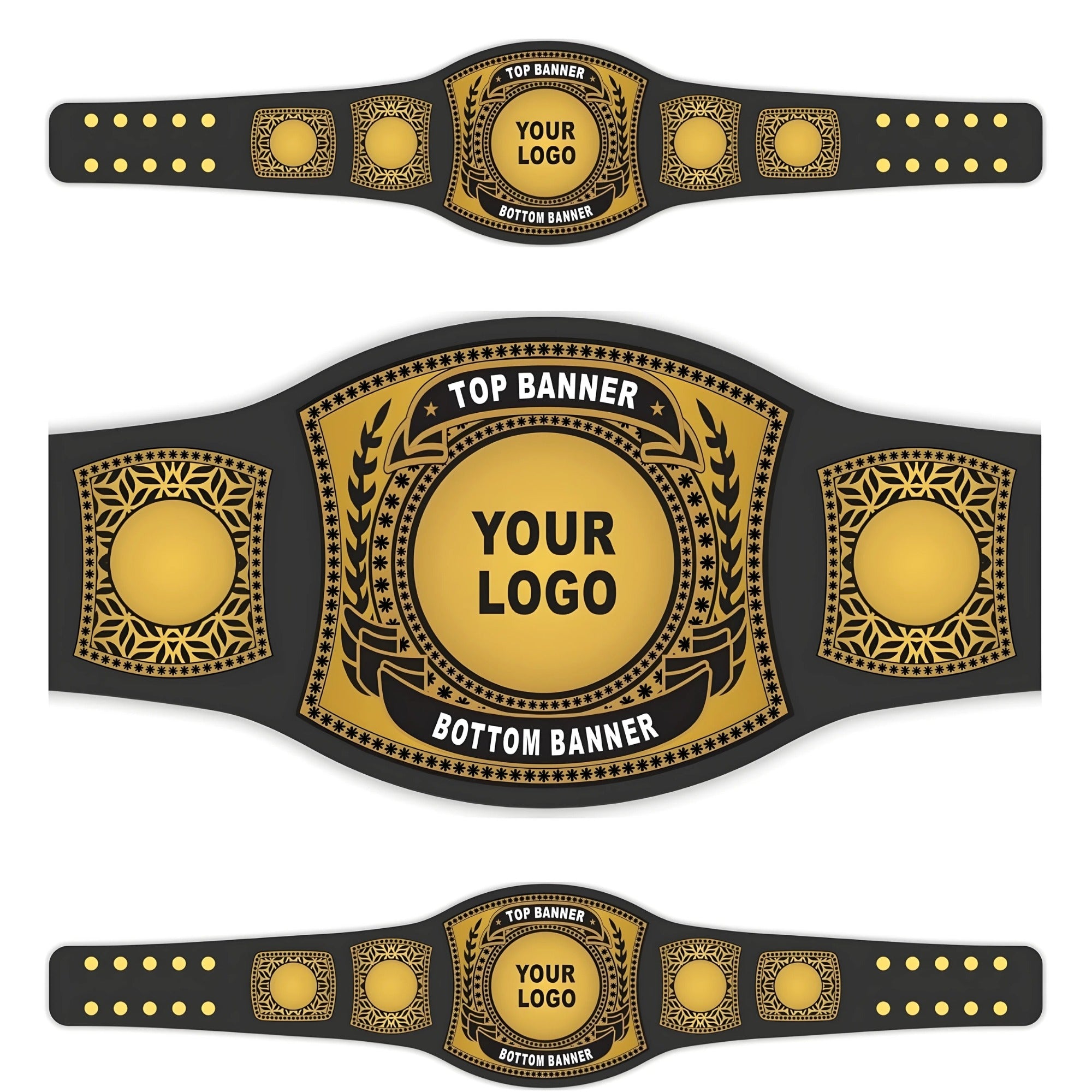 Customized Championship Belt with Custom Name Plate