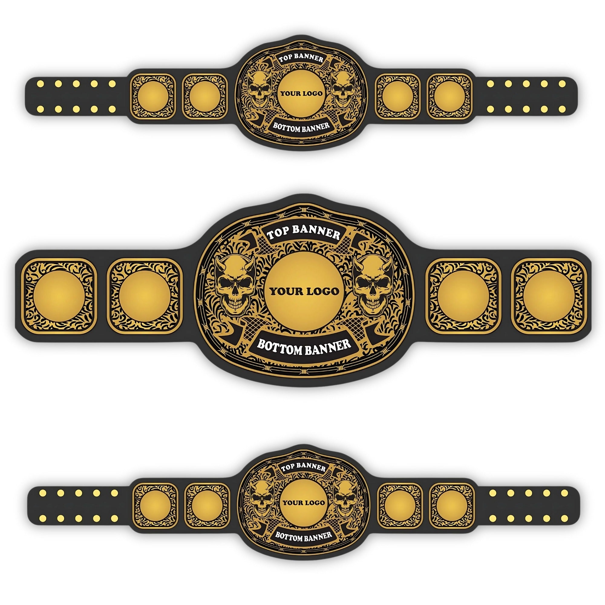 Customized Championship Belt with Custom Name Plate