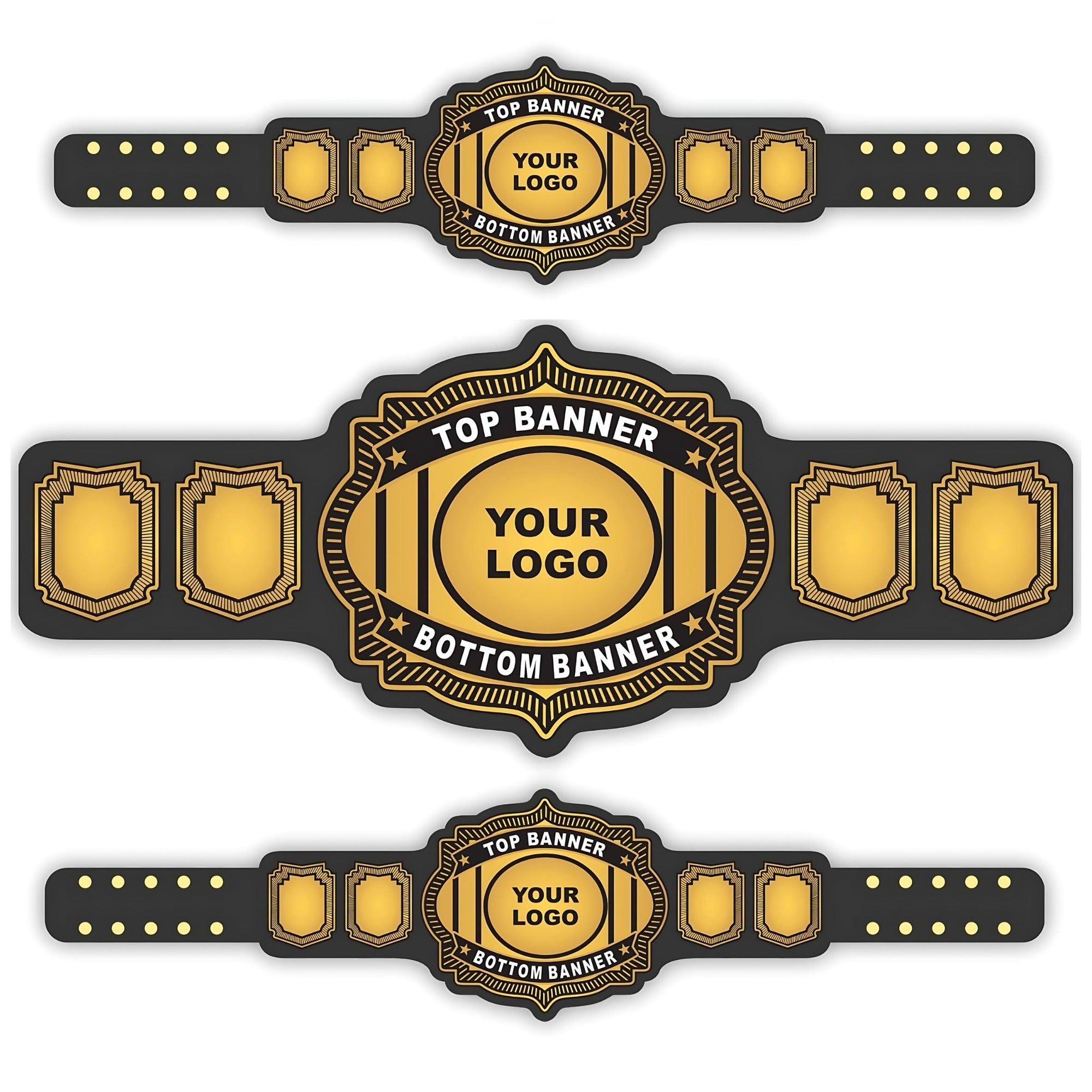 Customized Championship Belt with Custom Name Plate