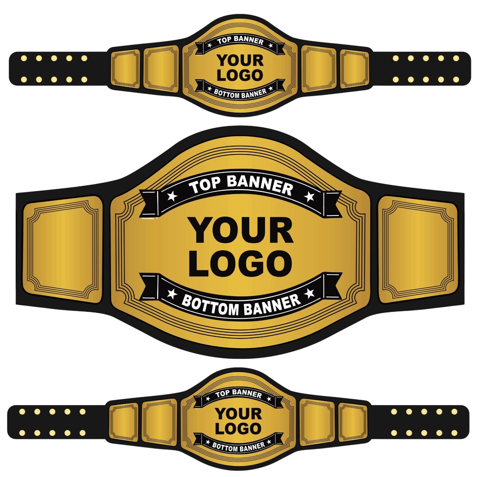 Customized Championship Belt with Custom Name Plate