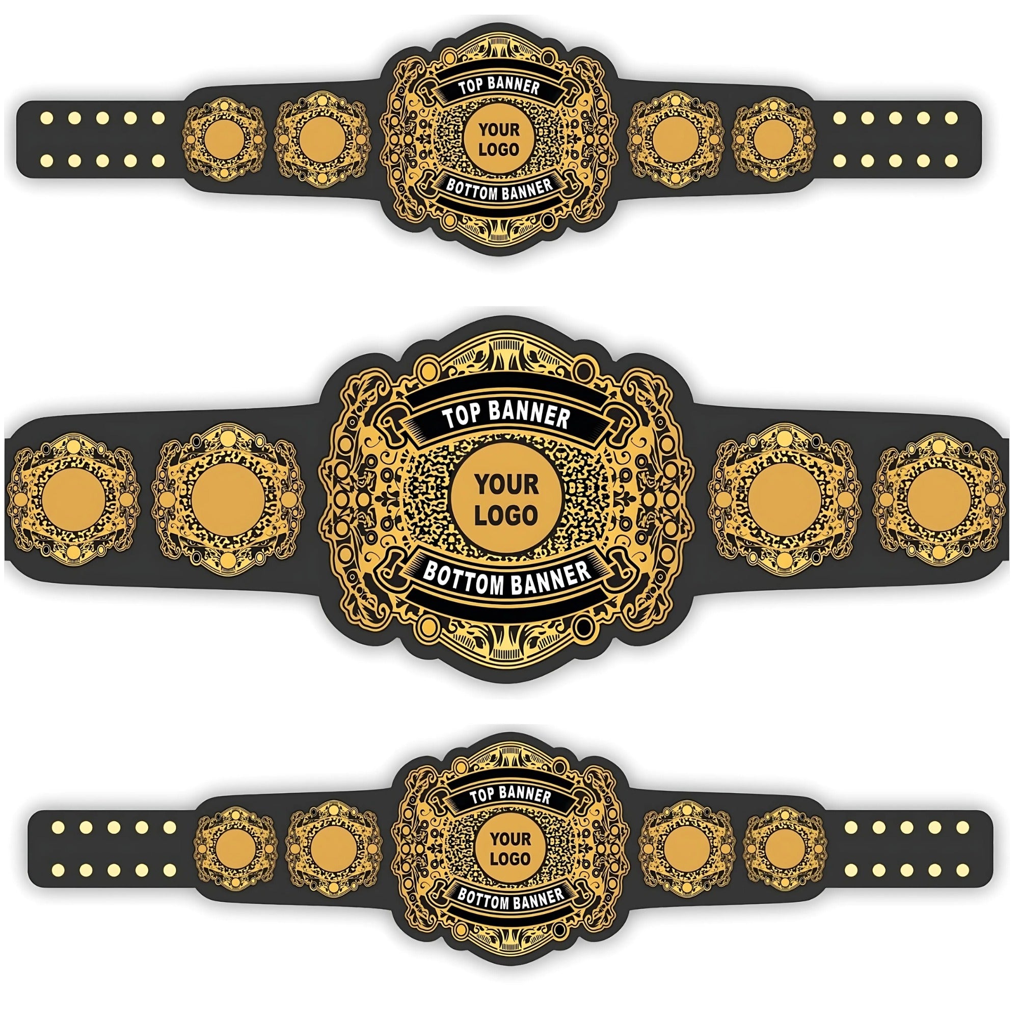 Customized Championship Belt with Custom Name Plate