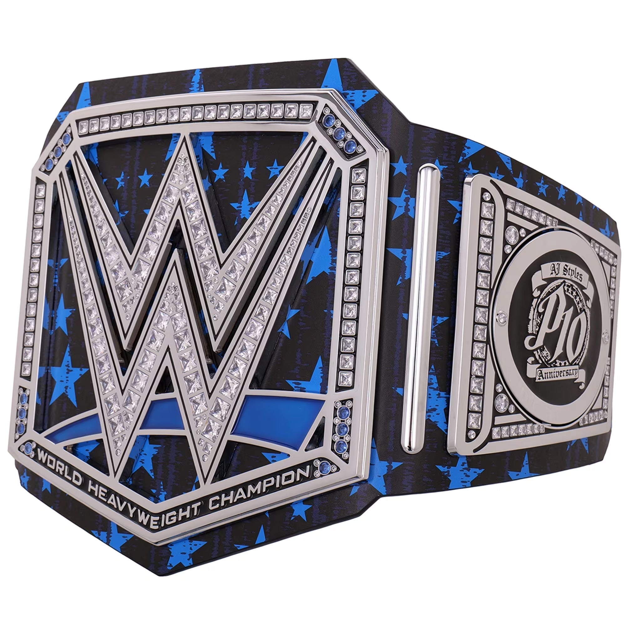 AJ Styles 10th Anniversary Signature Series Championship Replica Title Belt