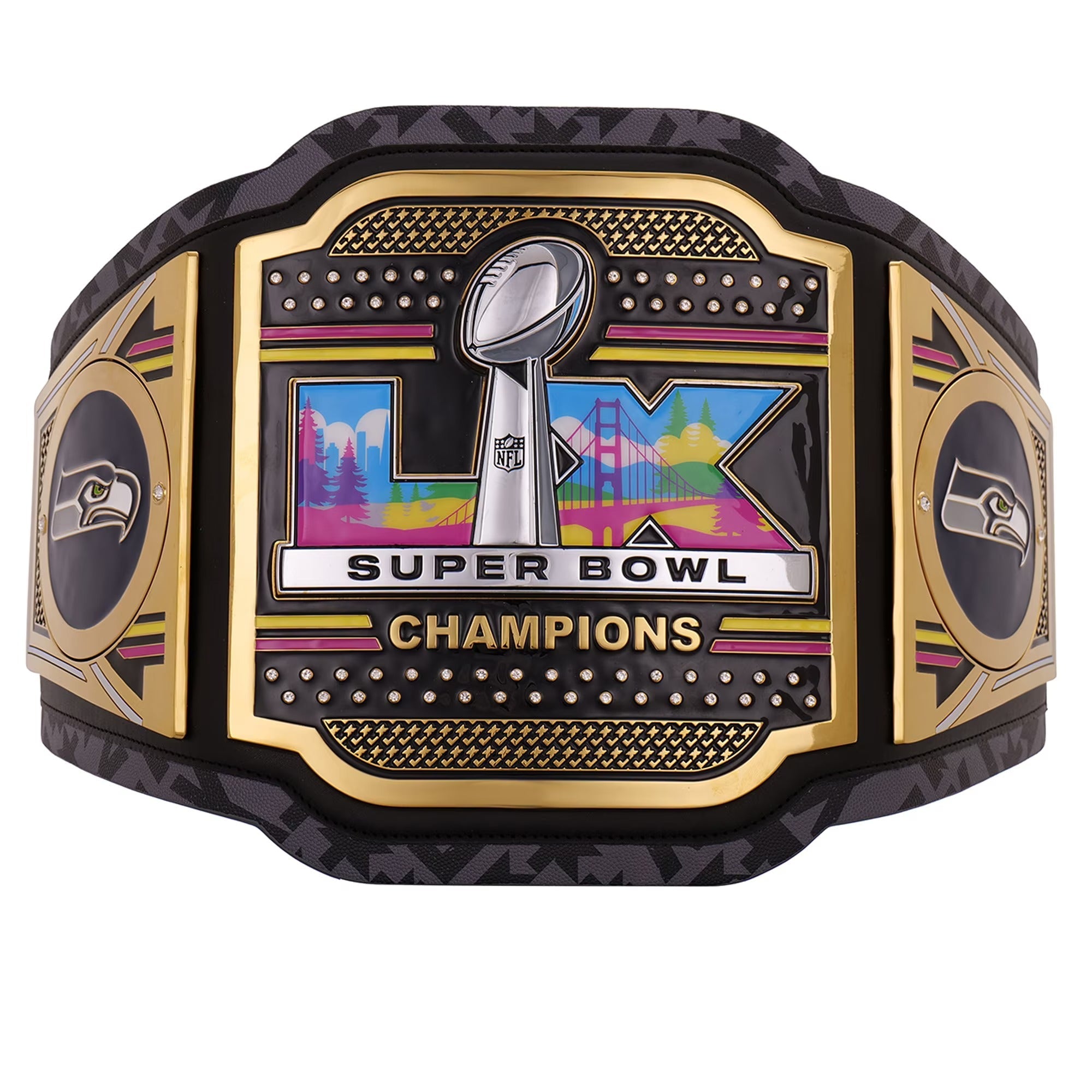 Seattle Seahawks Super Bowl LX Champions Legacy Title Belt Replica