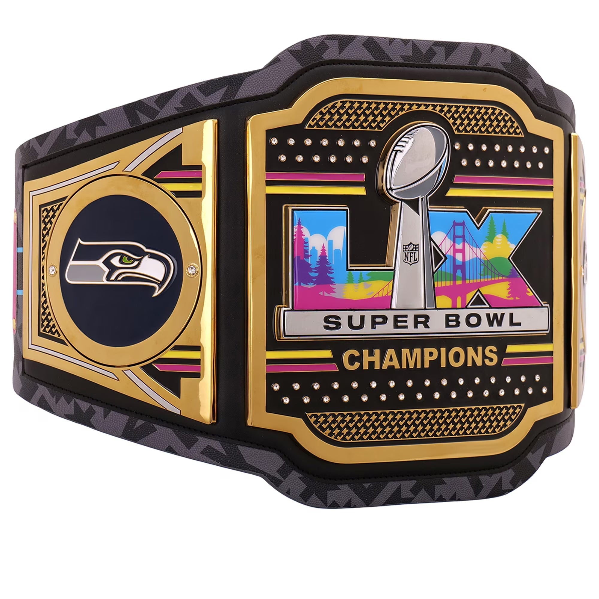 Seattle Seahawks Super Bowl LX Champions Legacy Title Belt Replica