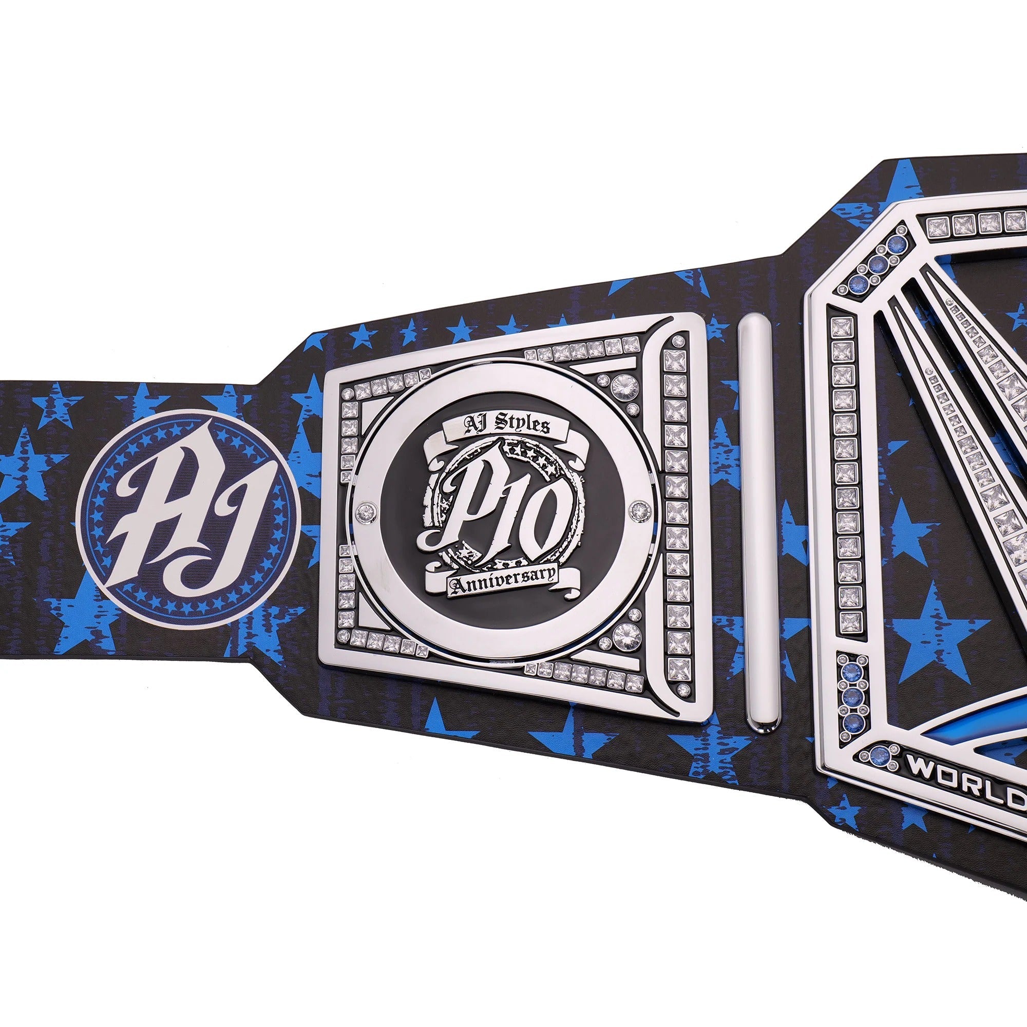 AJ Styles 10th Anniversary Signature Series Championship Replica Title Belt