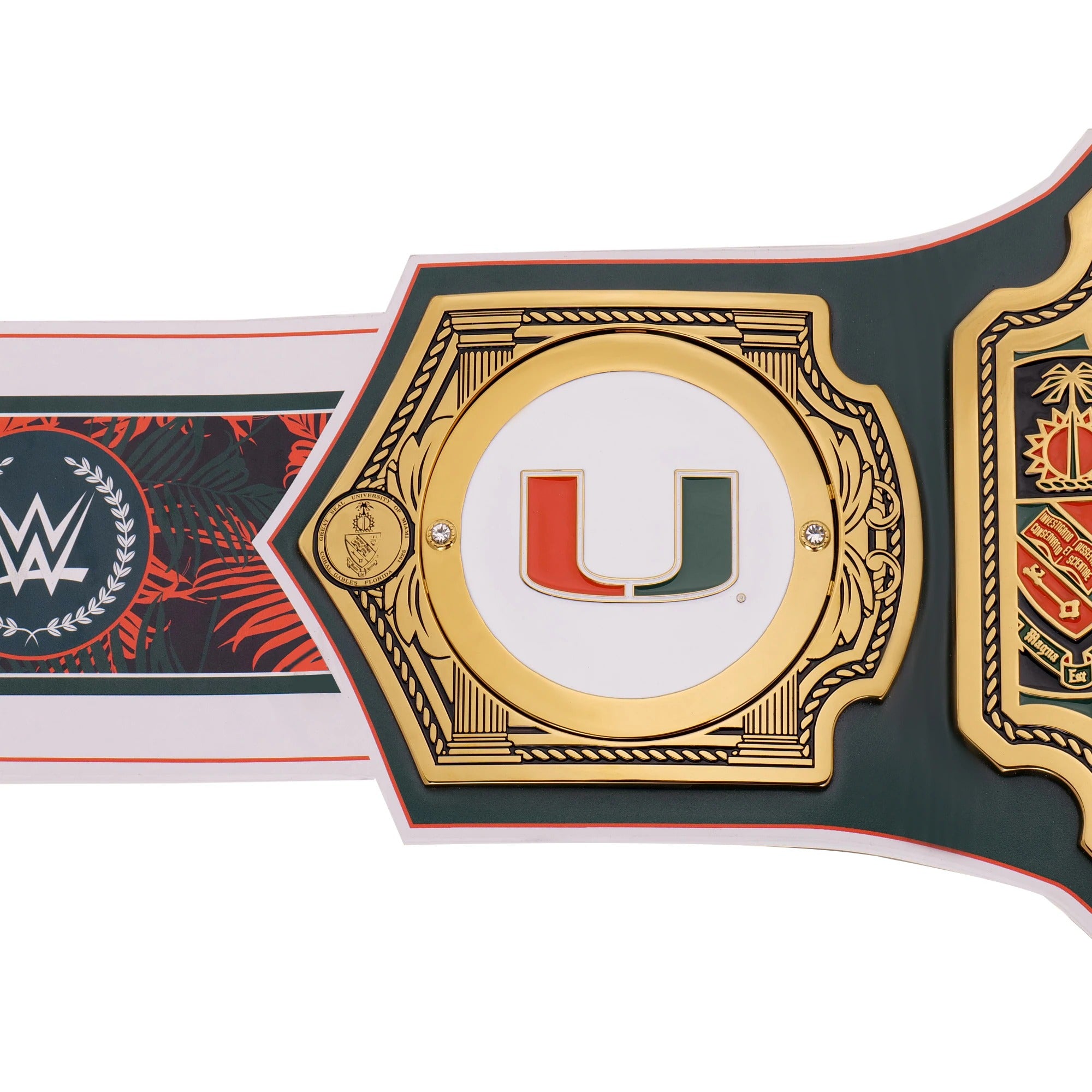 Miami Hurricanes WWE Legacy Title Belt