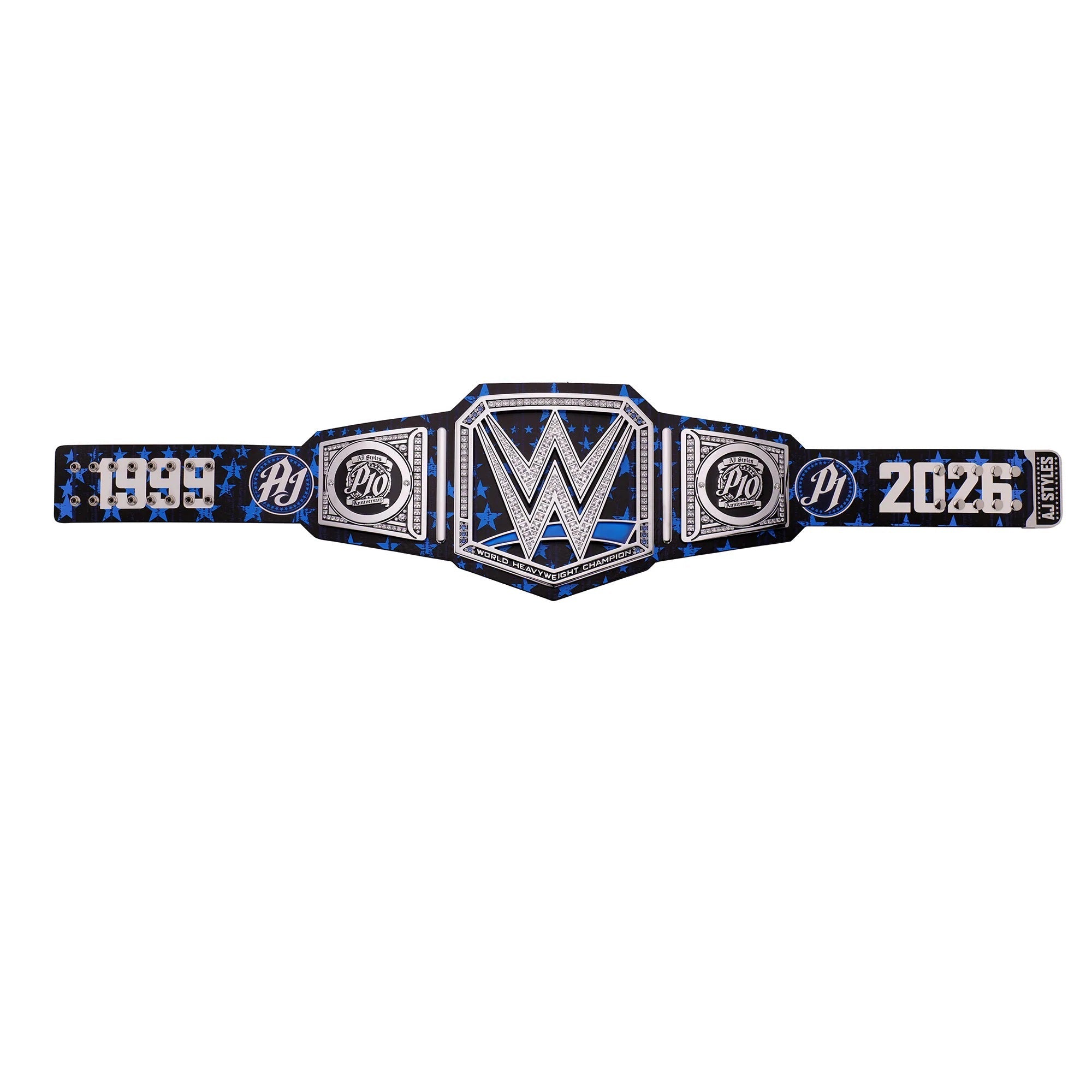 AJ Styles 10th Anniversary Signature Series Championship Replica Title Belt