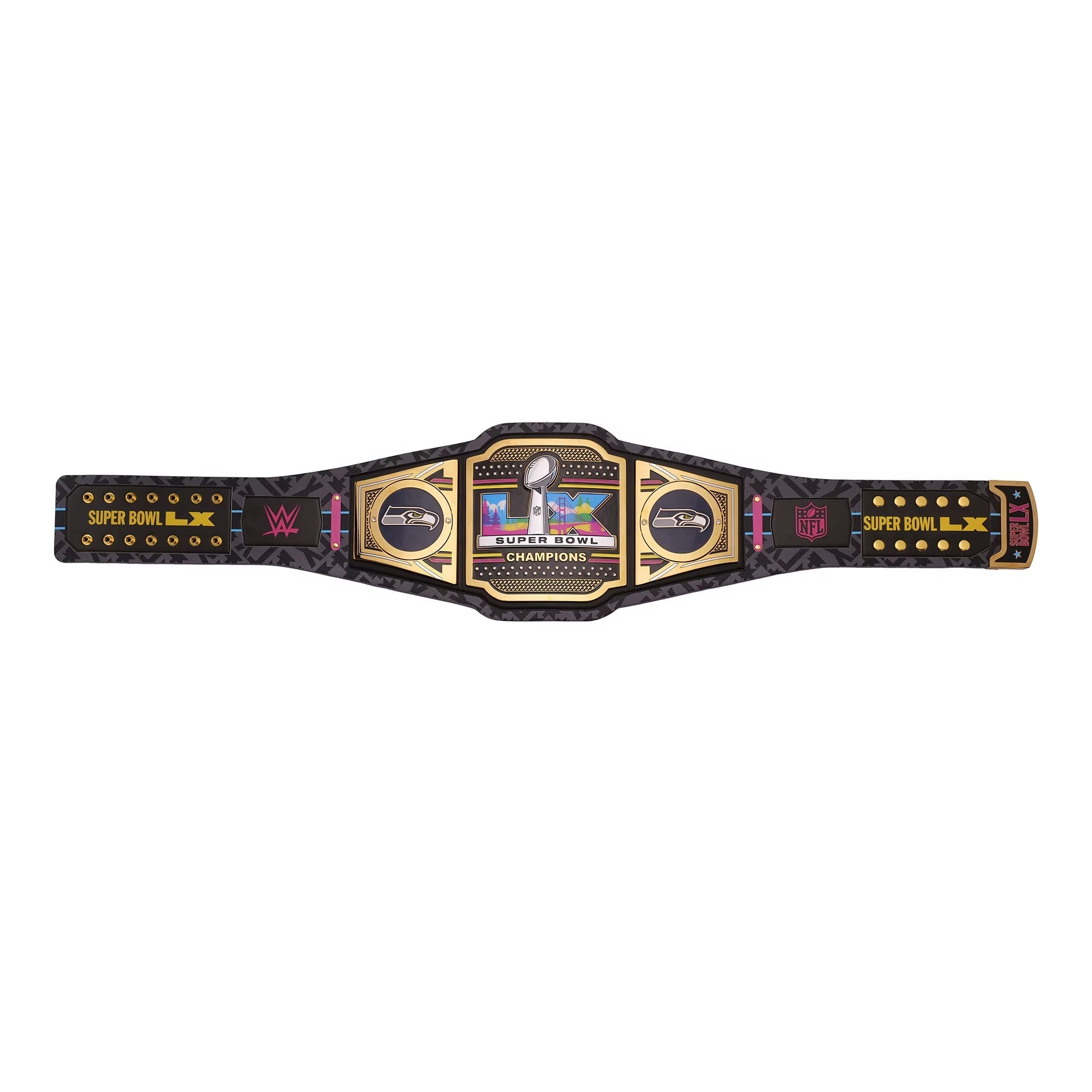Seattle Seahawks Super Bowl LX Champions Legacy Title Belt Replica