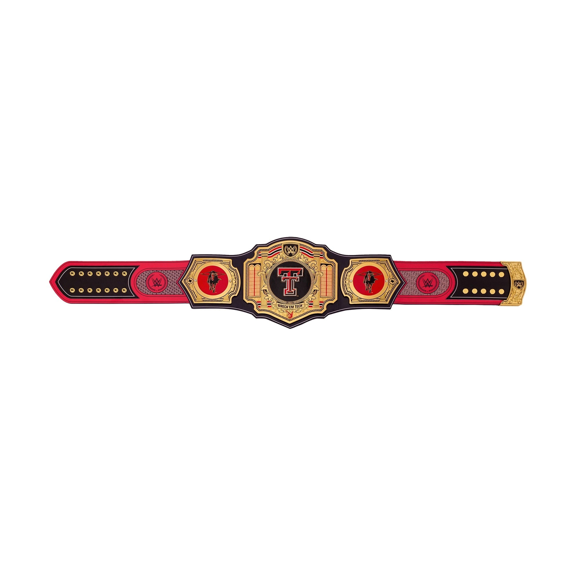 Texas Tech Red Raiders Scarlet Legacy WWE-Style Championship Belt
