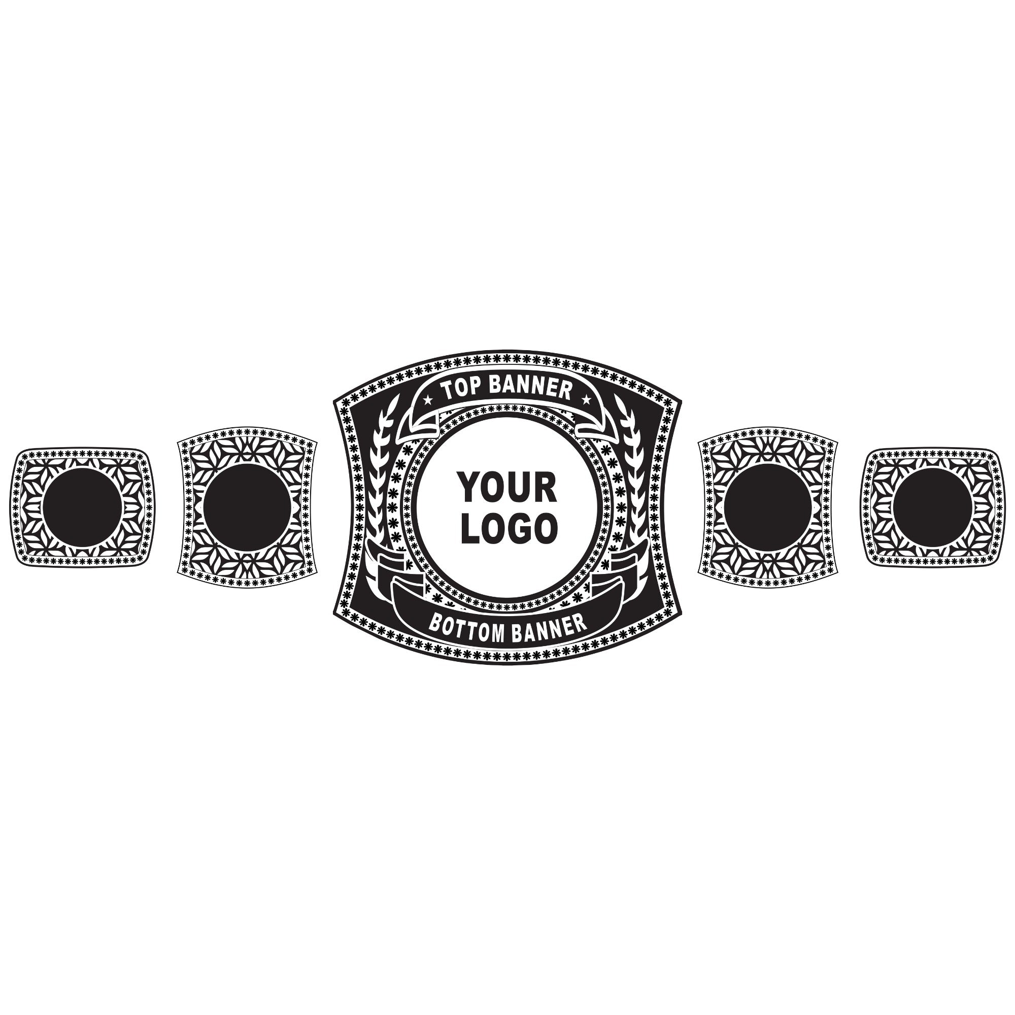 Customized Championship Belt with Custom Name Plate