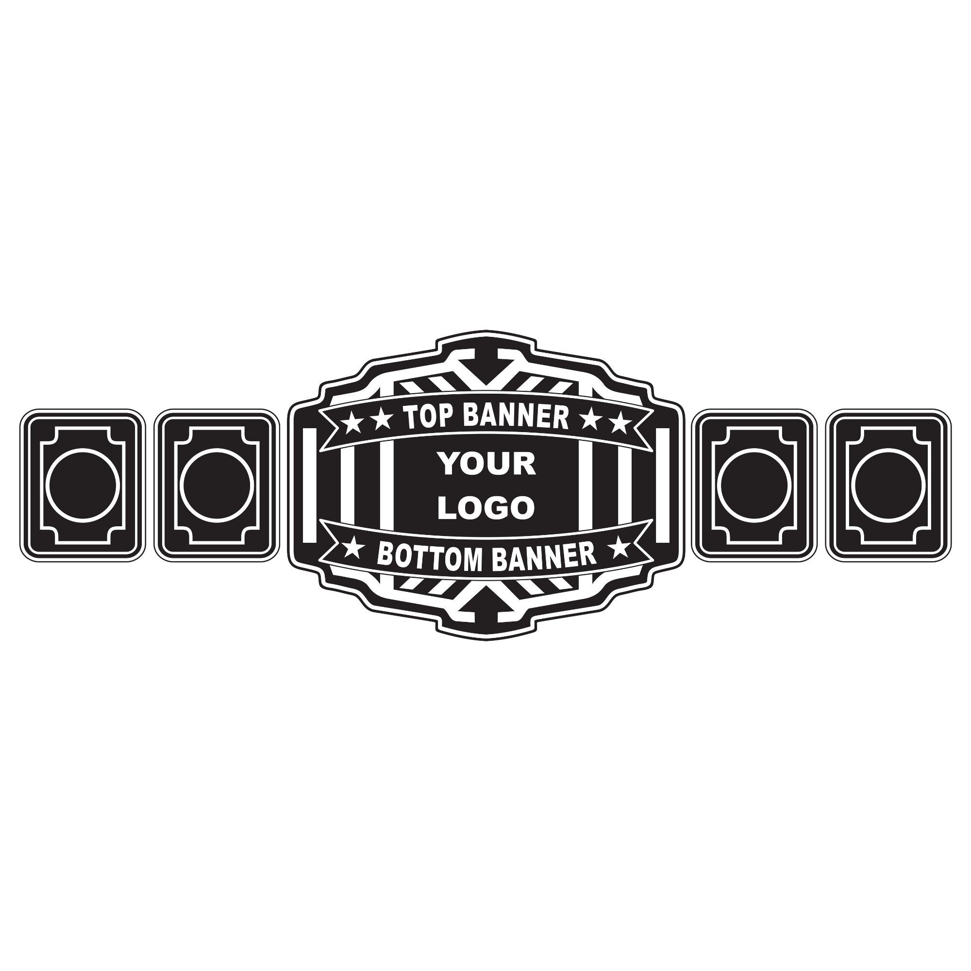 Customized Championship Belt with Custom Name Plate
