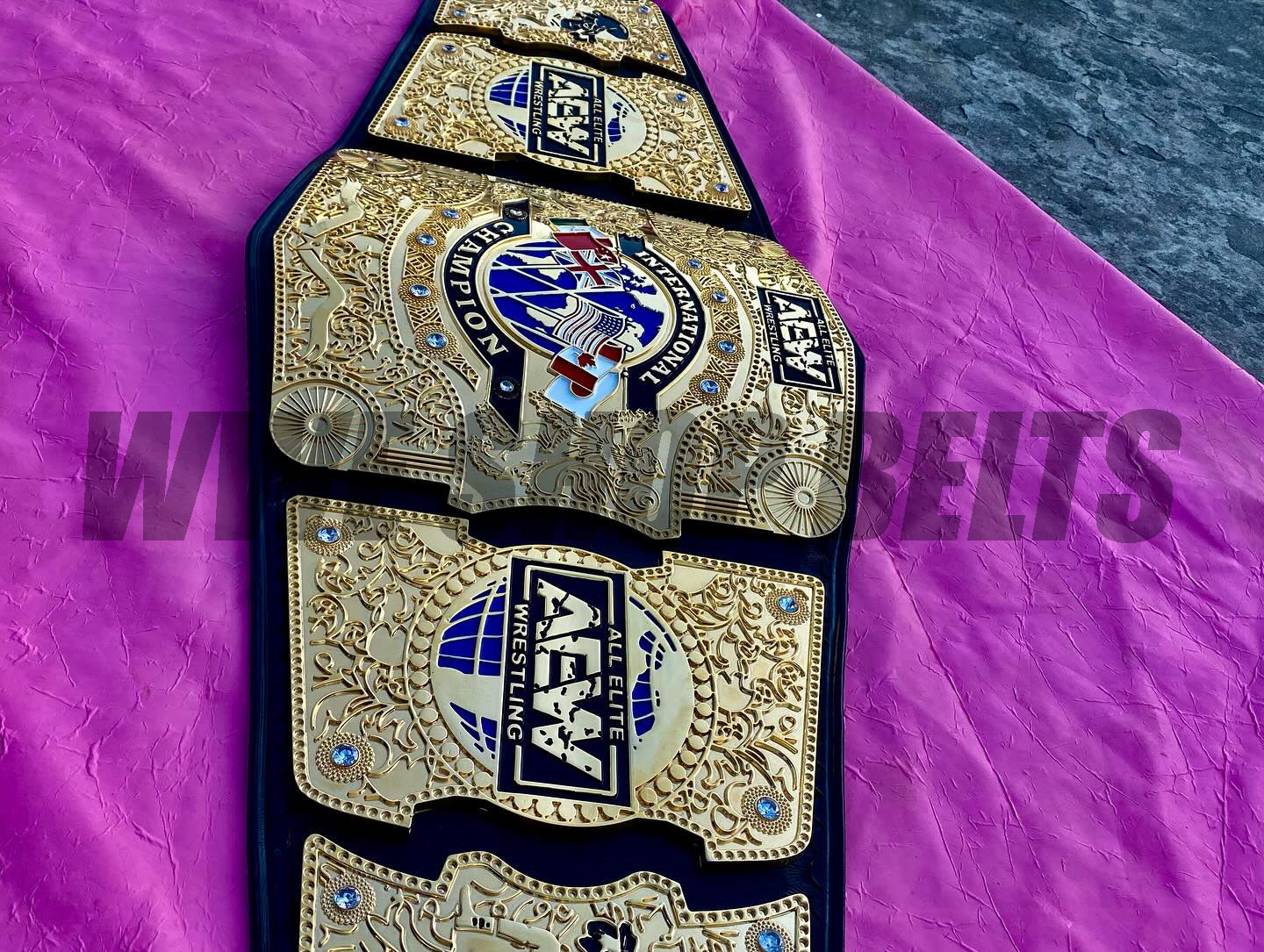 AEW International Championship Belt – Premium CNC Edition