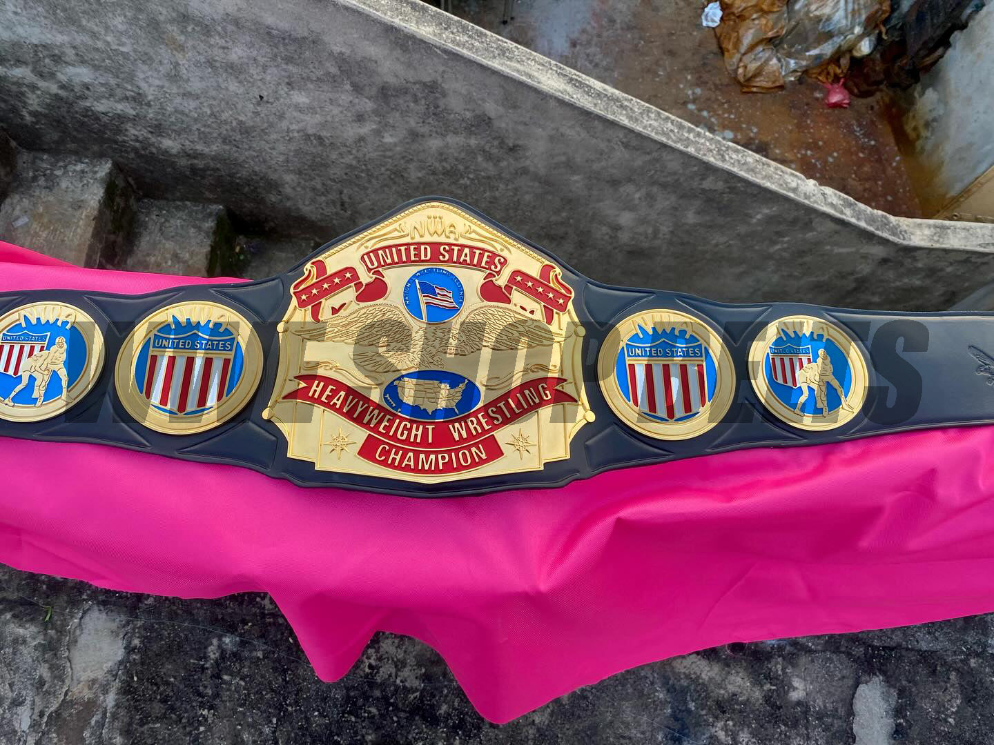 24K CNC United States Heavyweight Wrestling Championship Belt – Premium Replica Title