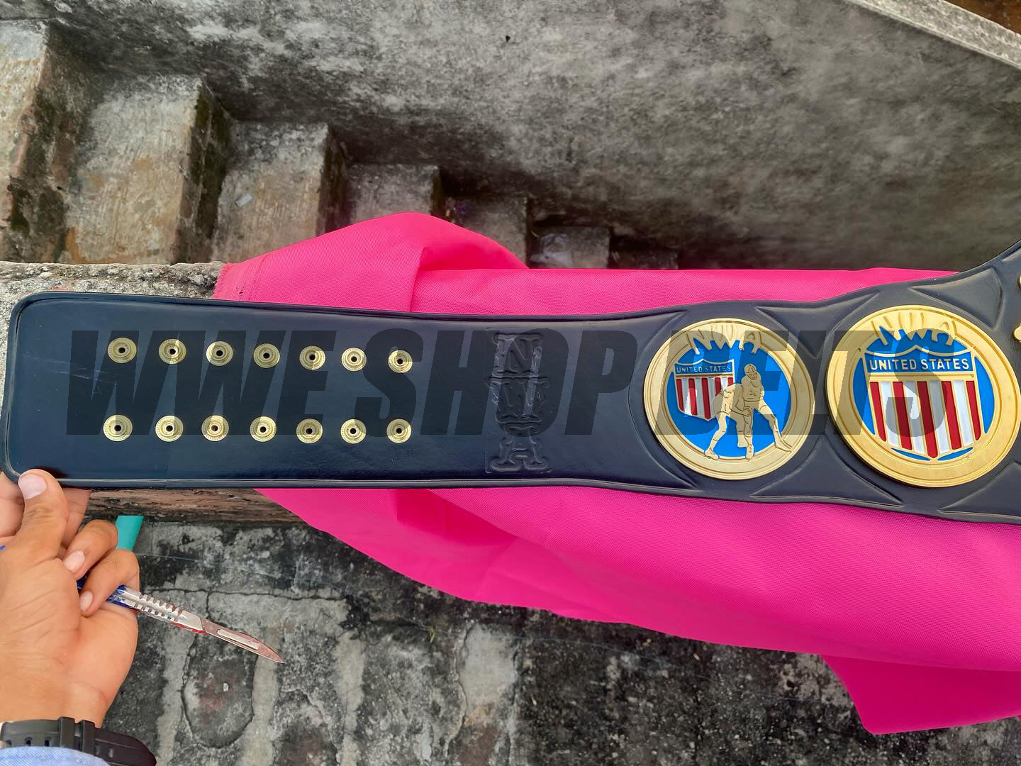 24K CNC United States Heavyweight Wrestling Championship Belt – Premium Replica Title