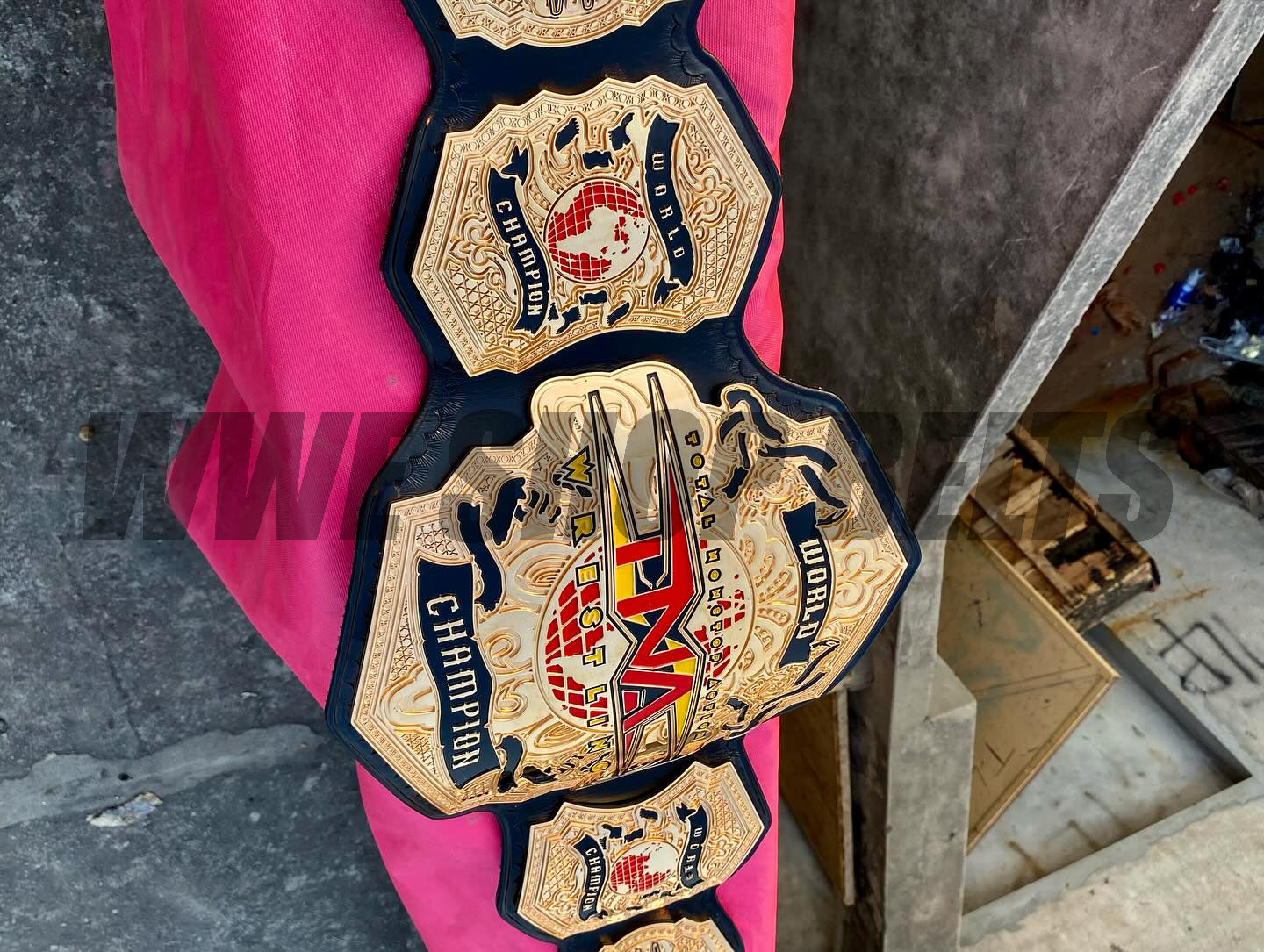 The 24K GOLD TNA World Champion Premium CNC Championship Belt Replica