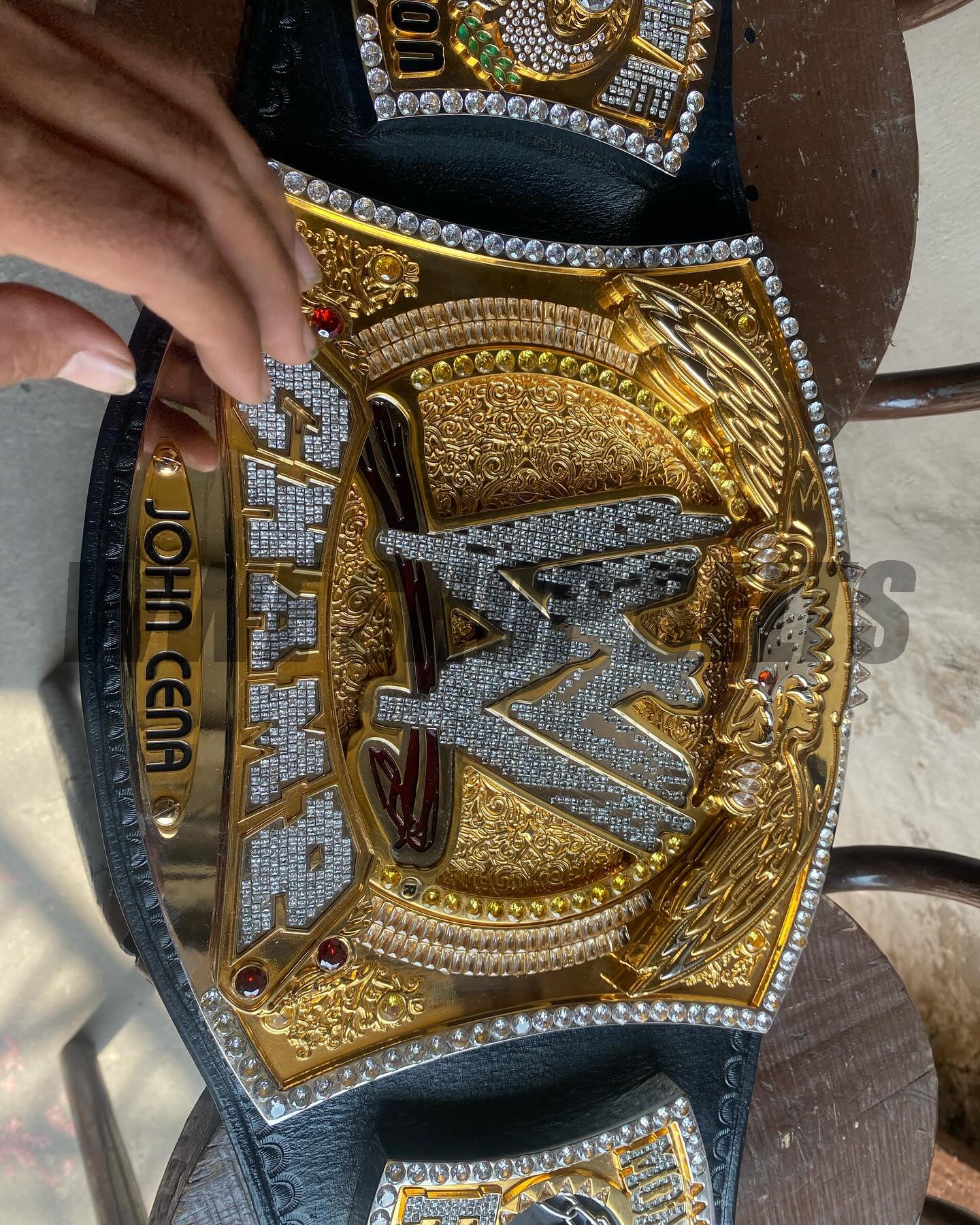 The 24K Gold CNC WWE Heavyweight Spinner Belt Replica John Cena