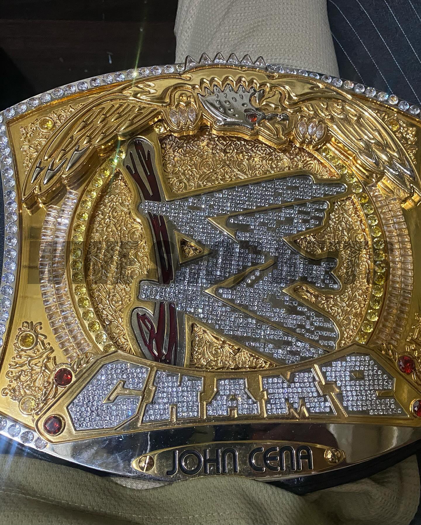 The 24K Gold CNC WWE Heavyweight Spinner Belt Replica John Cena