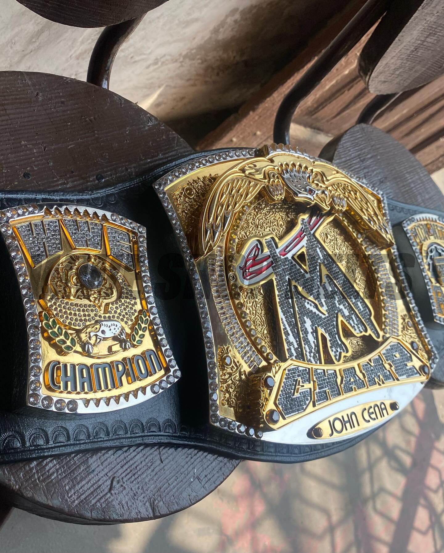 The 24K Gold CNC WWE Heavyweight Spinner Belt Replica John Cena