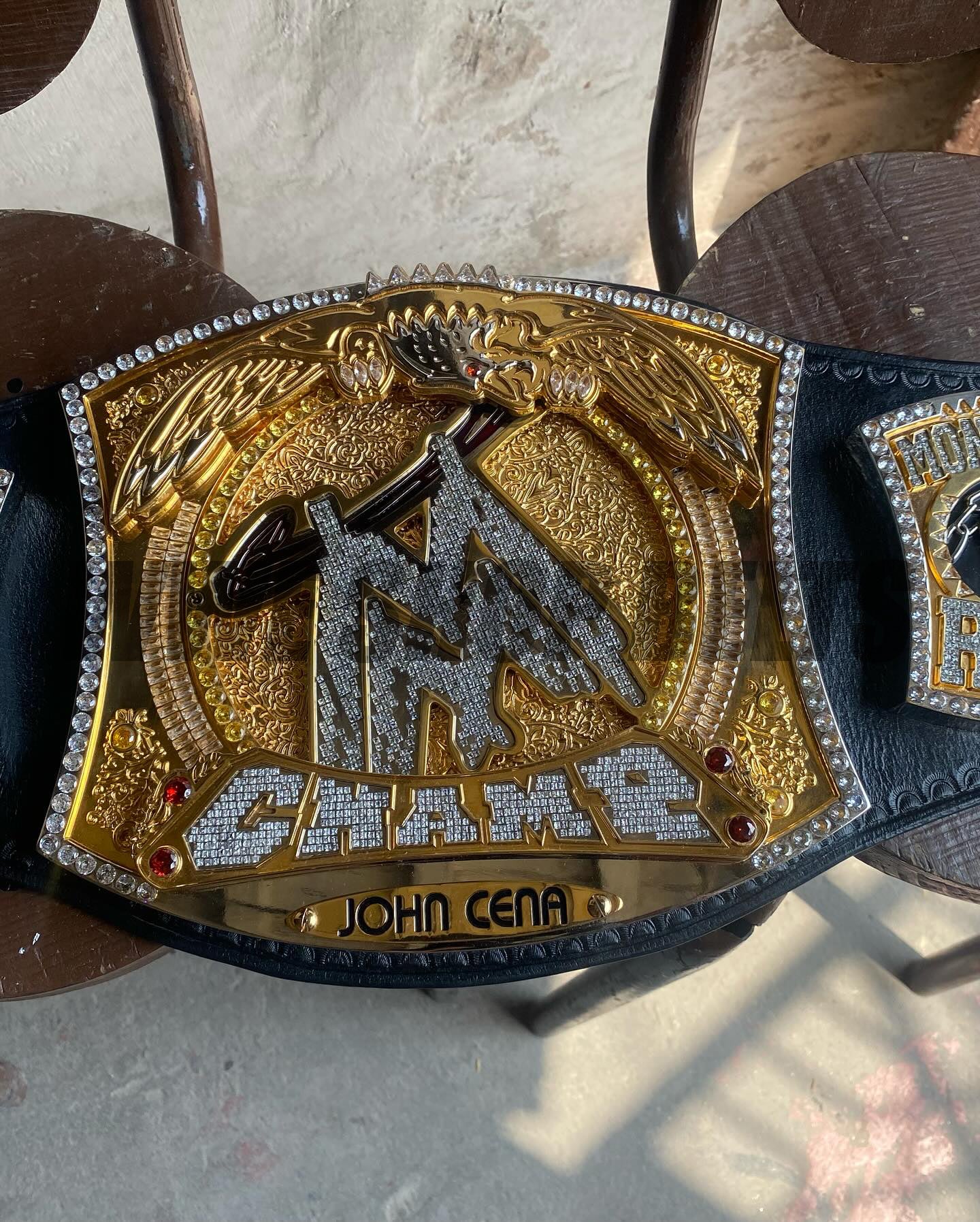 The 24K Gold CNC WWE Heavyweight Spinner Belt Replica John Cena