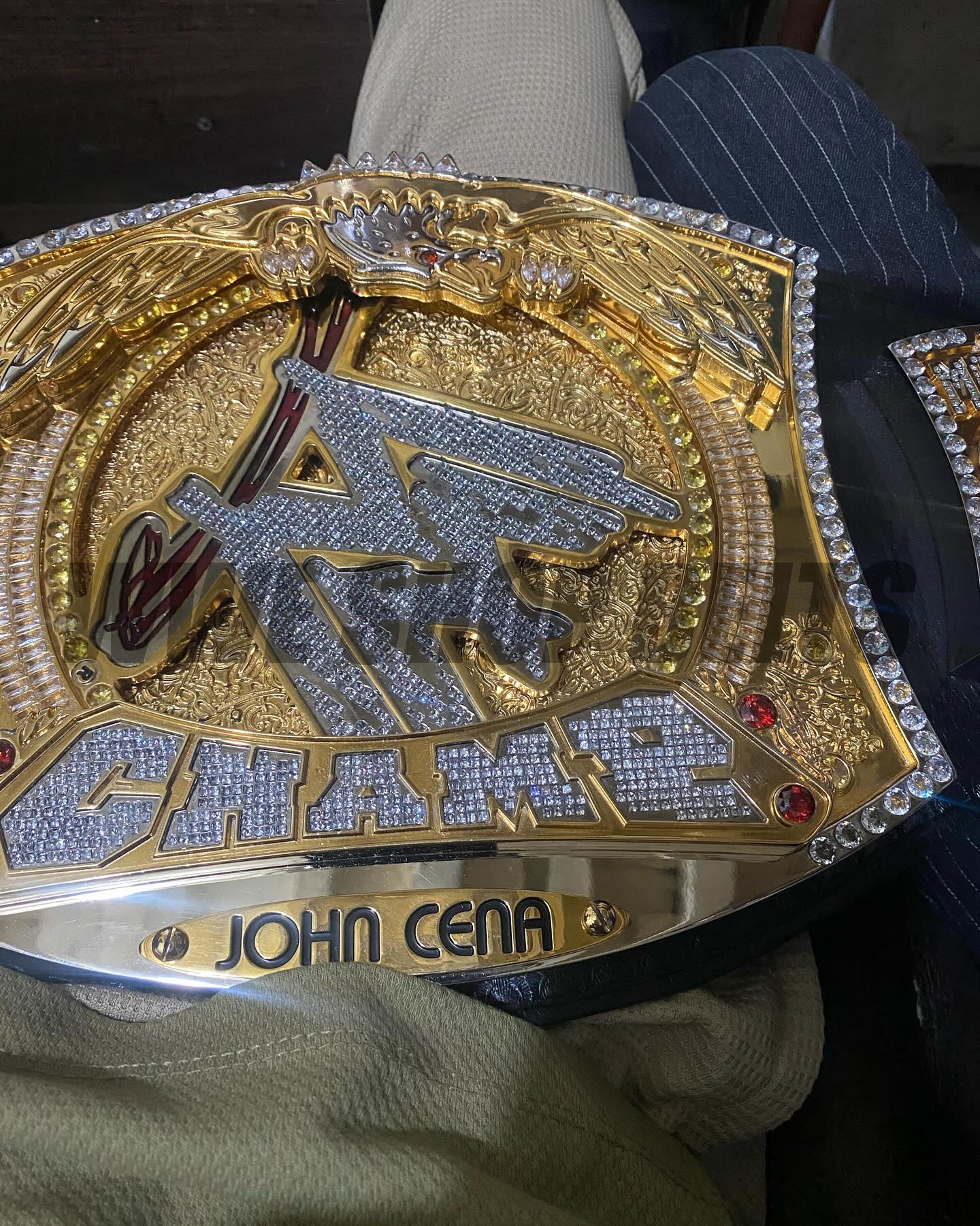 The 24K Gold CNC WWE Heavyweight Spinner Belt Replica John Cena