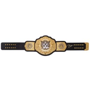 Jey Uso WWE Autographed World Heavyweight Championship Replica Title Belt