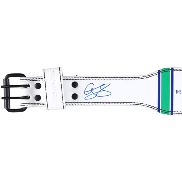 Cody Rhodes WWE Autographed White 2024 Survivor Series: WarGames Weight Lifting Belt