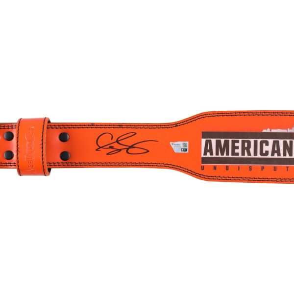 Cody Rhodes Cody Rhodes Autographed Orange 2024 SummerSlam Weight Lifting Belt
