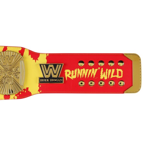 Hulk Hogan WWE Autographed Hogan Signature Series Replica Title Belt