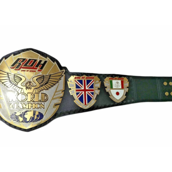 New Ring Of Honor Wrestling Championship Leather Belt