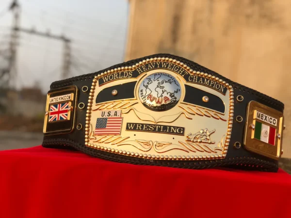 NWA Premium Domed Globe CNC Championship Belt